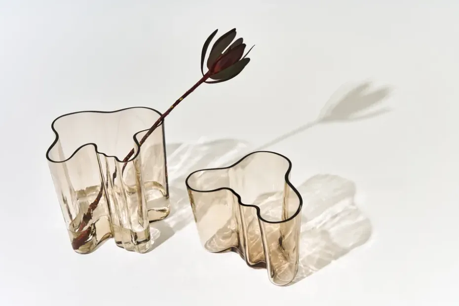 Jarrón Alvar Aalto 140 mm, Lino