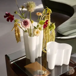 Jarrón Alvar Aalto opal (blanco), 251 mm