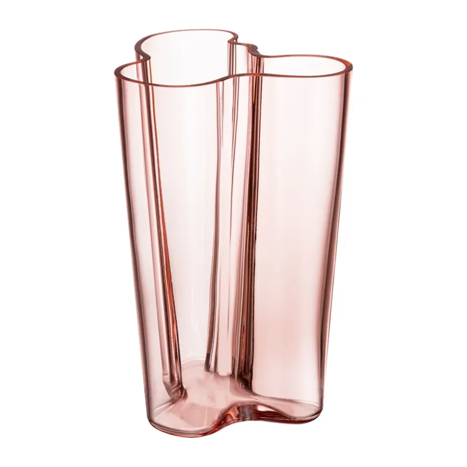 Jarrón Alvar Aalto rosa salmón, 251 mm