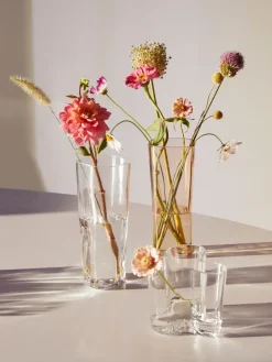 Jarrón Alvar Aalto transparente, 180 mm