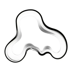 Jarrón Alvar Aalto transparente, 160 mm