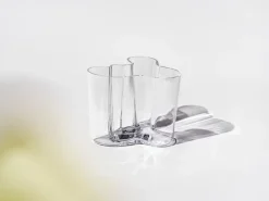 Jarrón Alvar Aalto transparente, 160 mm