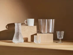 Jarrón Alvar Aalto transparente, 160 mm