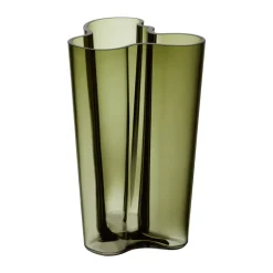 Jarrón Alvar Aalto verde musgo, 251 mm