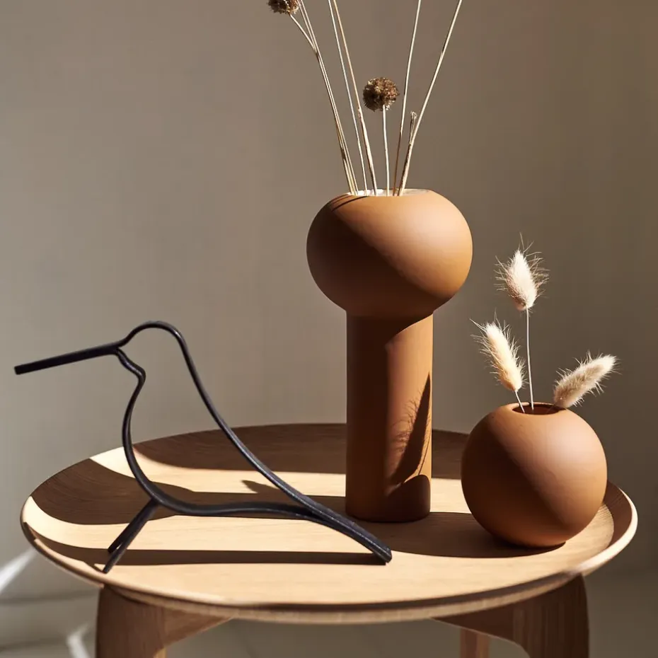 Jarrón Ball coconut, 10 cm