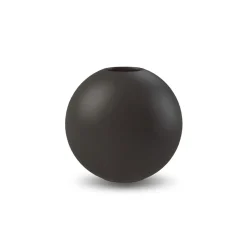 Jarrón Ball negro, 8 cm
