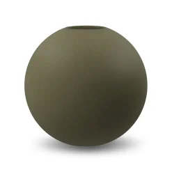 Jarrón Ball olive, 20 cm