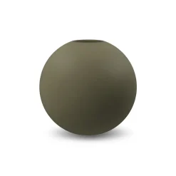 Jarrón Ball olive, 10 cm