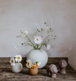 Jarrón Ball shell, 8 cm