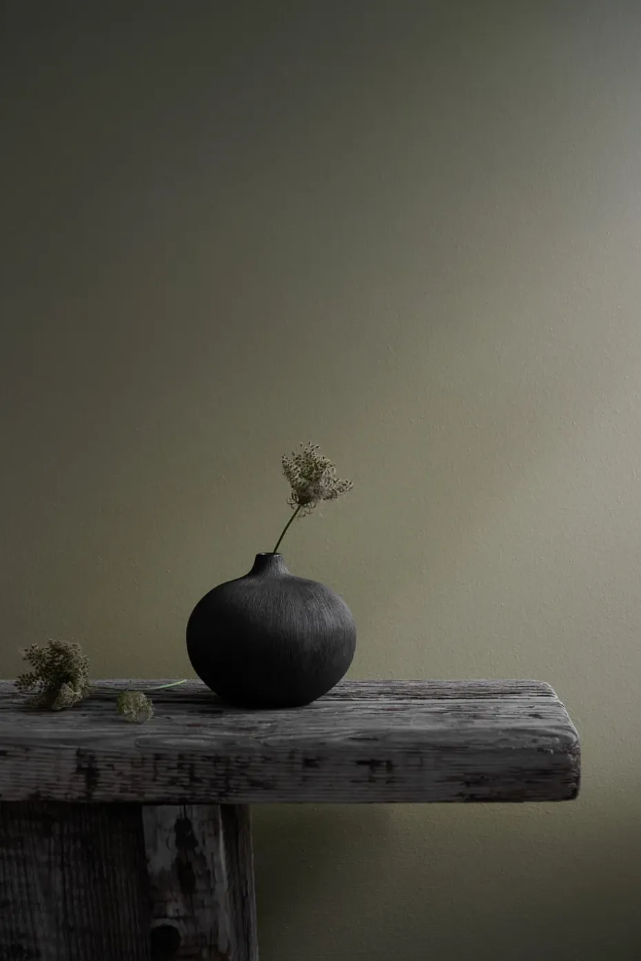 Jarrón Bari, Black, L