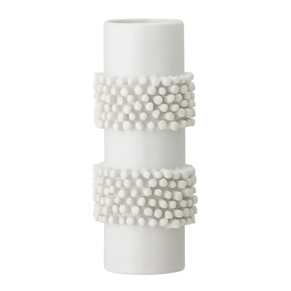 Jarrón Bloomingville 20,5 cm, blanco