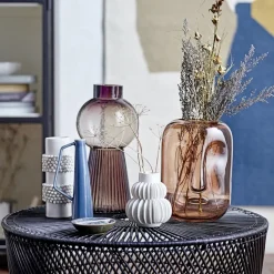 Jarrón Bloomingville 20,5 cm, blanco