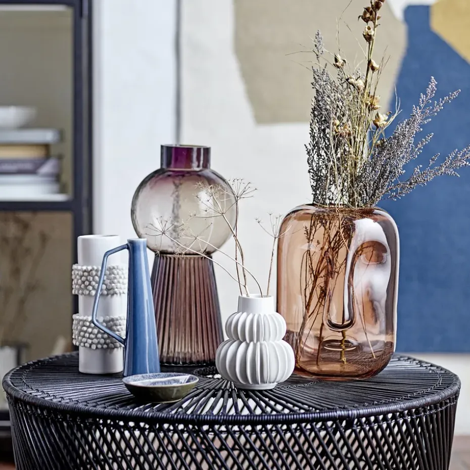 Jarrón Bloomingville 20,5 cm, blanco