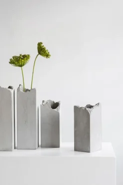 Jarrón Broquaine L 38 cm, Grey