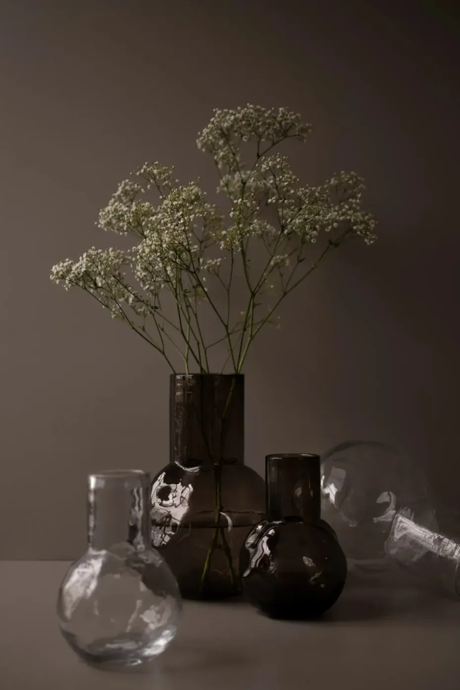 Jarrón Bunch 20 cm, Brown