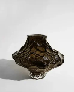 Jarrón Canyon Large 23 cm, New smoke