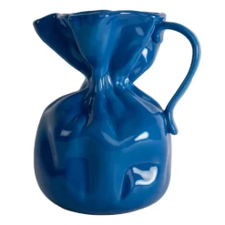 Jarrón Crumple, Azul