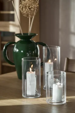 Jarrón Cylinder Ø10x20 cm, Transparente