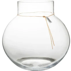 Jarrón de vidrio Ernst H37 cm Ø38 cm, transparente