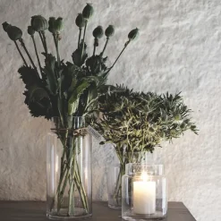 Jarrón de vidrio Ernst H33 cm Ø11,5 cm, transparente