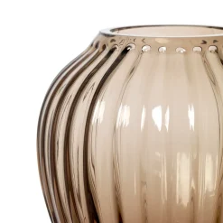 Jarrón de vidrio Hammershøi 14 cm, nogal