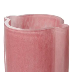 Jarrón de vidrio HK Living 25 cm, Flamingo pink