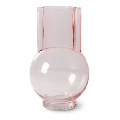 Jarrón de vidrio HK Living 23 cm, pink