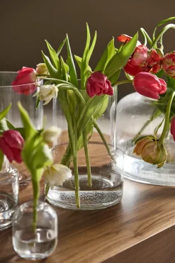 Jarrón Dew Ø6,5x10 cm, Transparente