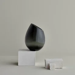 Jarrón Drop grande, Smoke