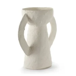Jarrón Earth L, White