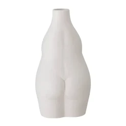 Jarrón Elora 18 cm, blanco