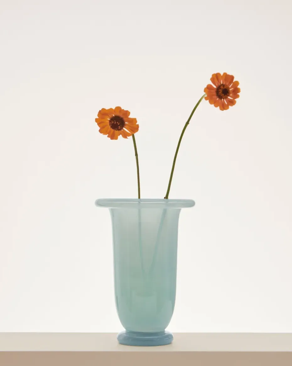 Jarrón Empire, Medium Ice blue-light blue