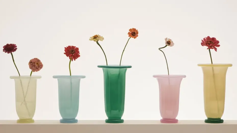 Jarrón Empire, Medium Ice blue-light blue