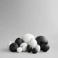 Jarrón estrecho Sumo Ø14 cm, Bone White