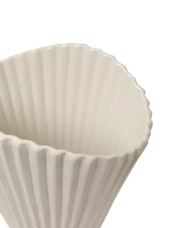 Jarrón Fountain 30,5 cm, off white