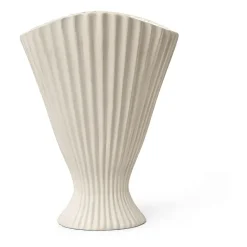 Jarrón Fountain 30,5 cm, off white