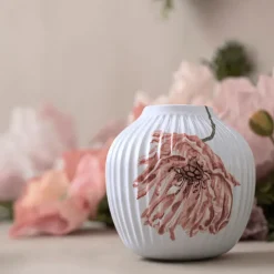 Jarrón Hammershøi Poppy 13 cm, blanco