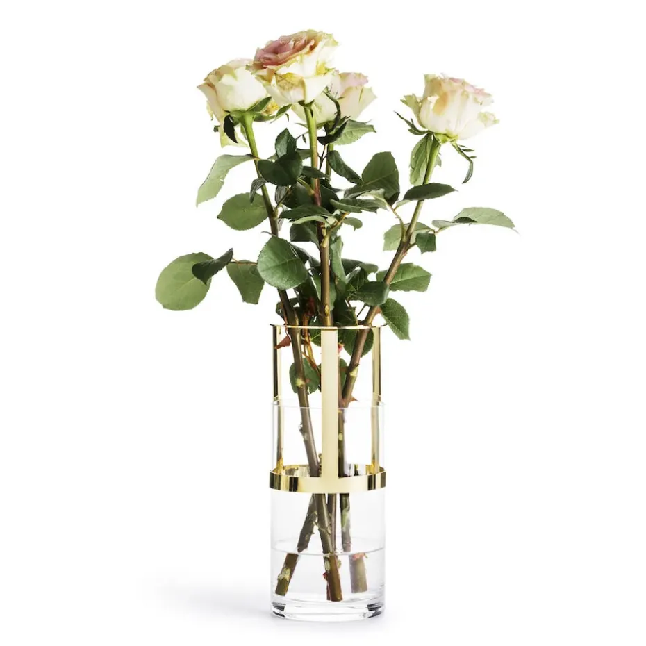 Jarrón Hold, color dorado