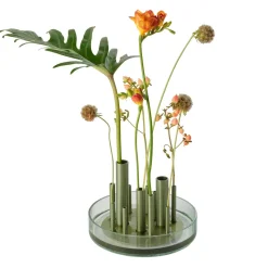 Jarrón Ikeru Forest green, Bajo