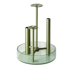 Jarrón Ikeru Forest green, Alto