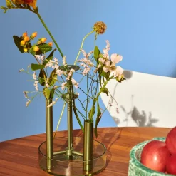 Jarrón Ikeru Forest green, Alto