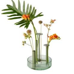 Jarrón Ikeru Forest green, Alto