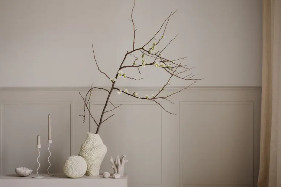 Jarrón Kaia 15 cm, Linnen