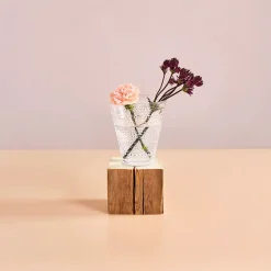 Jarrón Kastehelmi, transparente