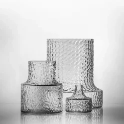 Jarrón Kolonn estructura, 20 cm