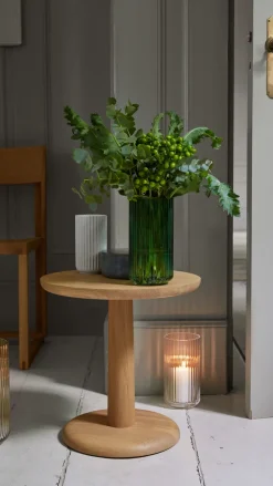 Jarrón Lyngby, vidrio transparente, 25 cm