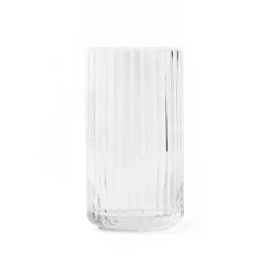 Jarrón Lyngby, vidrio transparente, 15 cm