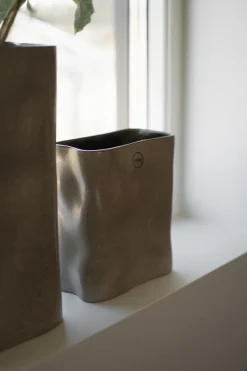 Jarrón Meadow H18 cm, Beige