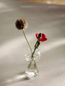 Jarrón mini Bon Bon 8,7 cm, transparente