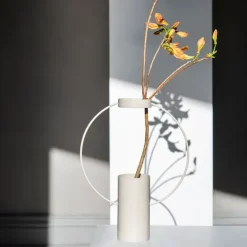 Jarrón Moon 30 cm, arena